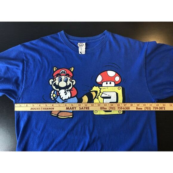 2002 Nintendo Super Mario Bros T-Shirt, Delta Tag Size Large - Picture 8 of 12